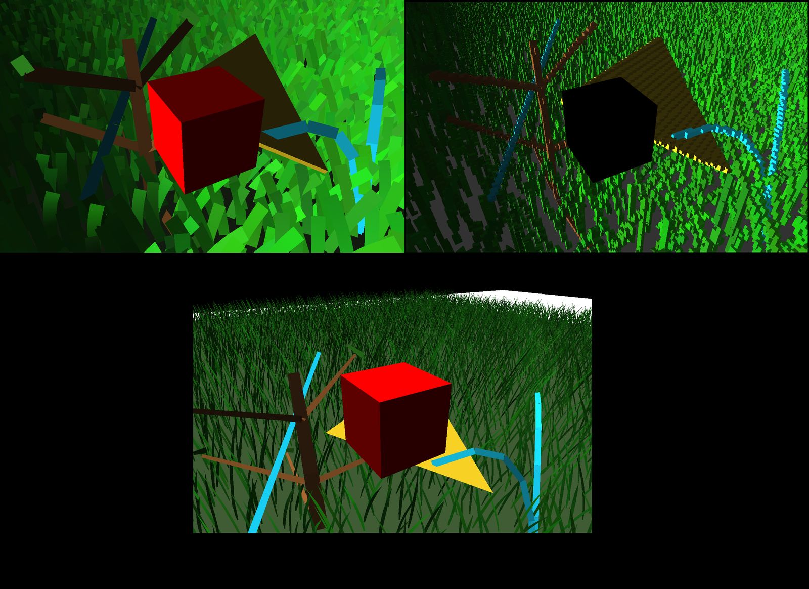 Hybrid rendering test