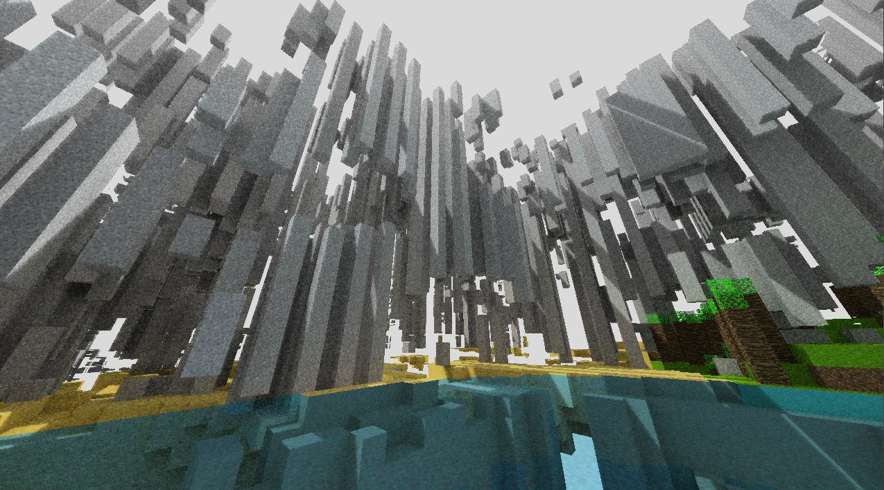 A rendering experiment showing a lerp bug
