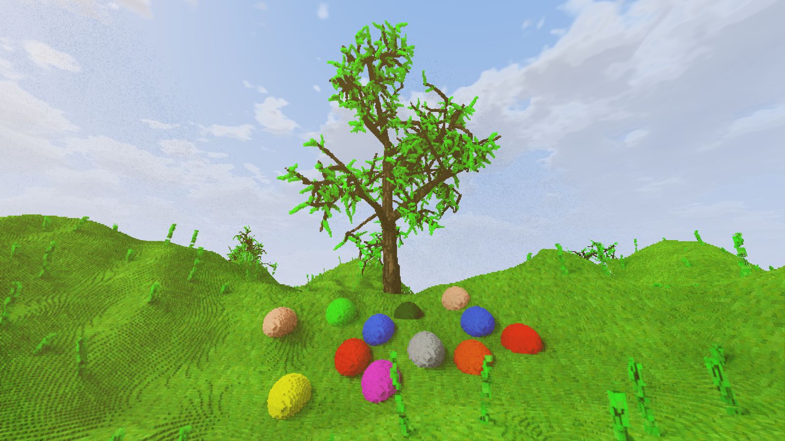 Procedural tree generation test